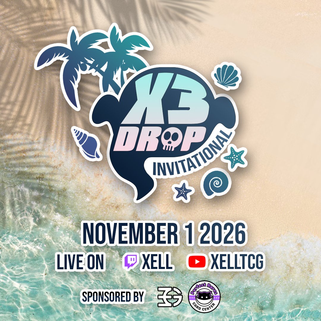 XellTweets's tweet photo. 🚨ANNOUNCEMENT🚨
X3 Drop is hosting a One Piece Card Game Invitational with some of the best players in the world!

EB05 will be legal 🔥
Shirts will be optional 👀@jcm1117 *cough*

Tune in live on November 1st! https://t.co/J669WYci54