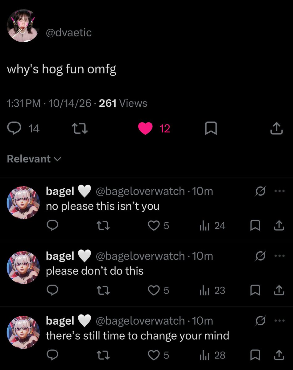 bageloverwatch's tweet photo. is this overreacting https://t.co/Qd1Bjrapi3