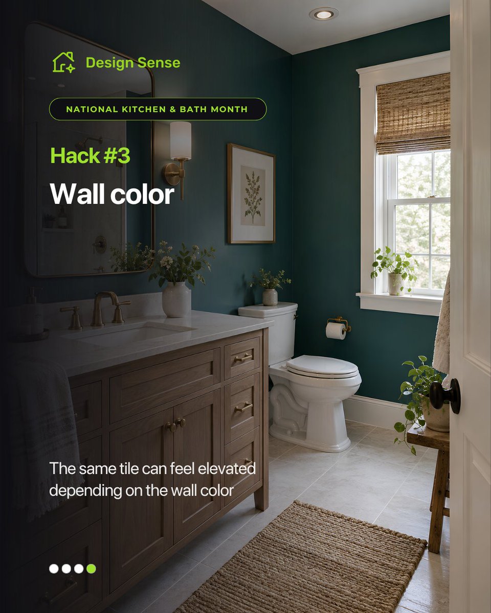 DesignSenseAI's tweet photo. Bathroom upgrades to test before you buy.

A bathroom refresh gets expensive fast.

Upload your bathroom and test the upgrade with DesignSense AI ✨
➡️ https://t.co/DRvAD0IKUZ 

#DesignSenseAI #BathroomDesign #BathroomRefresh #AIRoomDesign #HomeDesignIdeas https://t.co/rTVrvuY17u