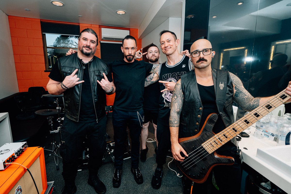 matthewkheafy's tweet photo. Name. This. Band!!! 

Mick Gordon x Trivium 

Check out the video on the trivium socials! https://t.co/0U8dkvM6Le