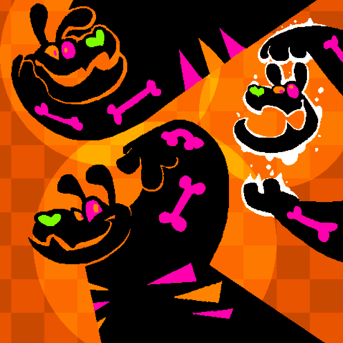 FreqingOut's tweet photo. halloween shadow dog, 1 out of like 100 halloween dogs i drew last week

he luvs treats n tricks n candy n sweets https://t.co/0buTbzyOJi