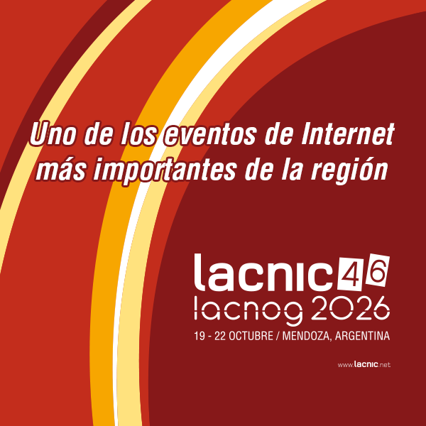 CWeeklyES's tweet photo. ¿Ya te inscribiste a #LACNIC46 #LACNOG2026? Si no lo has hecho, todavía estás a tiempo. Recuerda que puedes seguir las sesiones vía web donde quiera que estés. Consulta la agenda y regístrate en https://t.co/Cc2dlYtkr1 cc @LACNIC @LACNOG https://t.co/GC7HOD4EX3