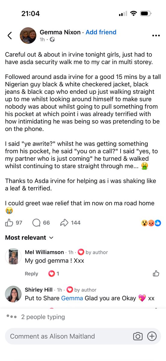 alison_maitland's tweet photo. Irvine Ayrshire 🤬
Copied from Facebook https://t.co/tZHxOjk2Gc
