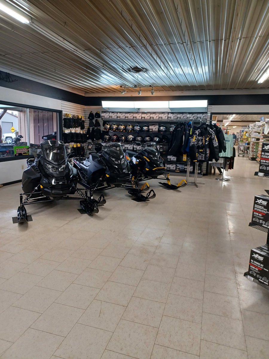 lossing_s's tweet photo. We still have lots of side by sides on the floor, but adding sleds to the mix. Who’s waiting for winter? https://t.co/kr6YA8bKSV