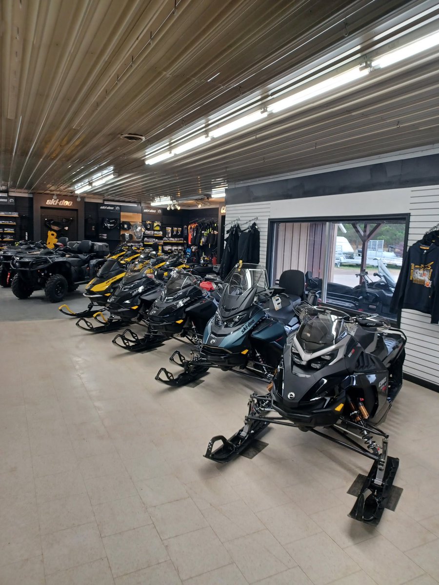 lossing_s's tweet photo. We still have lots of side by sides on the floor, but adding sleds to the mix. Who’s waiting for winter? https://t.co/kr6YA8bKSV