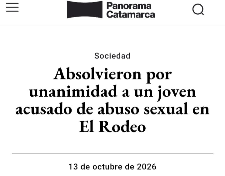 MariadelMar_202's tweet photo. Catamarca
Provincia plagada de casos de chicos q terminando el secundario son denunciados falsamente x abuso sexual.
Les arruinan la vida GRATIS
https://t.co/HSCQfoeGyW
@deboraplager
@trebuquero https://t.co/MvdX7xkNjz