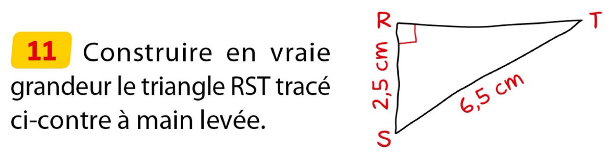 lemyo's tweet photo. Quasiment la moitié de mes élèves de sixièmes comprennent de cet énoncé qu'ils doivent faire une figure à main levée.
Plus globalement beaucoup ne comprennent pas les consignes (et probablement ne comprennent pas ce qu'on leur dit), leur maîtrise du français est trop faible. 1/2 https://t.co/h5ooZQMKFJ