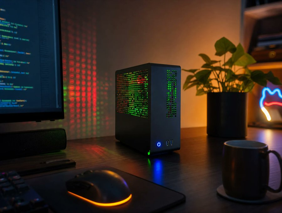 turingpi's tweet photo. The quietest data center you'll ever own fits next to your coffee. https://t.co/ax8lyMRDXw