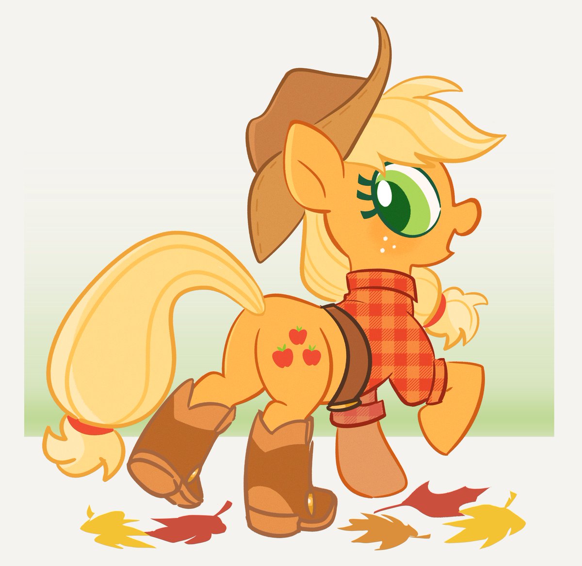 June_buns's tweet photo. Fall time Applejack 🍂 #mlp https://t.co/IHsI7aZbQX