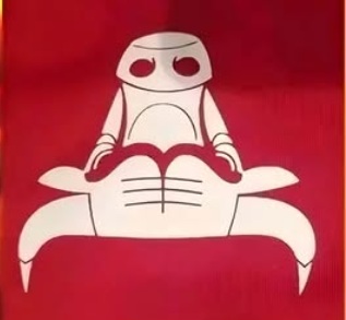 Doyouevenhbb's tweet photo. Lol just turn this upside down and you will see a robot fighting crab ... Perfect runner we love bulls !! https://t.co/D2vyWS3Wh0