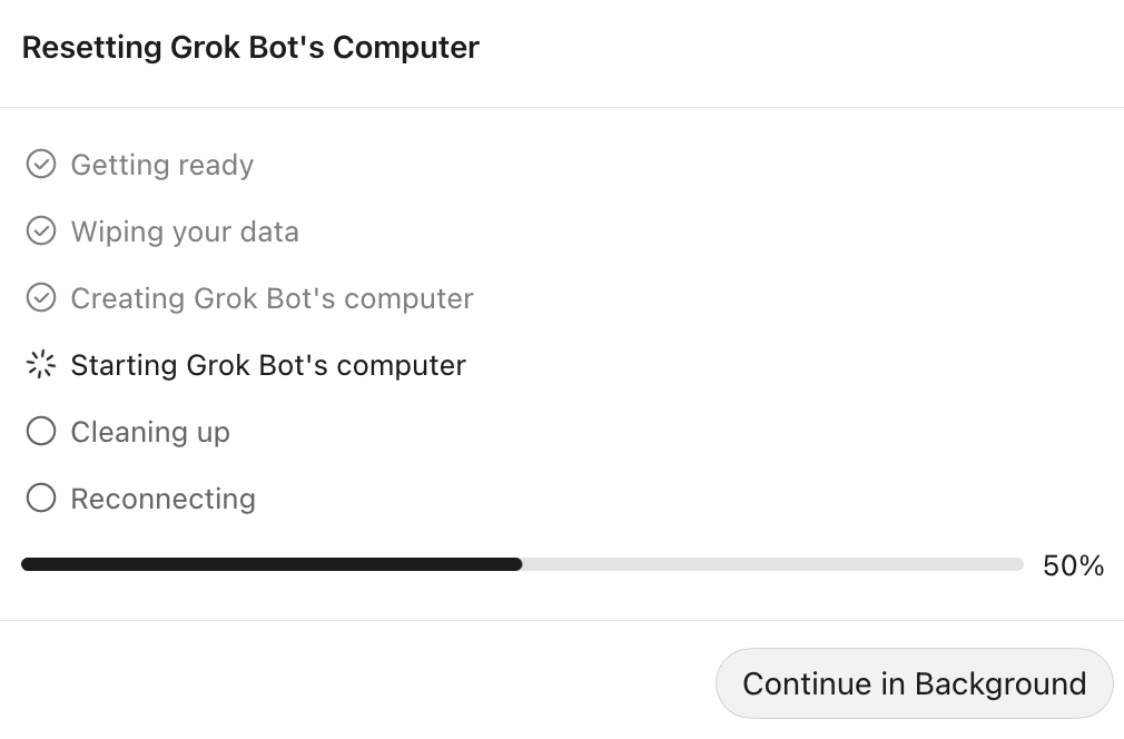 tonychang430's tweet photo. @spacexai @poteto, happy to lend @bot an InstaBox while you fix its computer :)

If your Grokbot is stuck too, you should give https://t.co/evjifZz5Uj a try! https://t.co/Wfv1MB0j3o