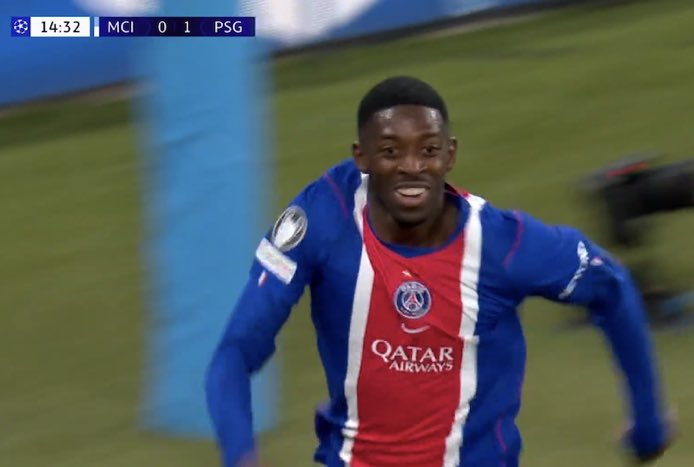 CentralDoBrega's tweet photo. cara, esse Paris Saint-Germain é assustador 

2x0 no Manchester City com 15 minutos de jogo

DOUÉ E DEMBELÉ!

eles vão em busca do TRI da Champions. https://t.co/YfSk75jeLD