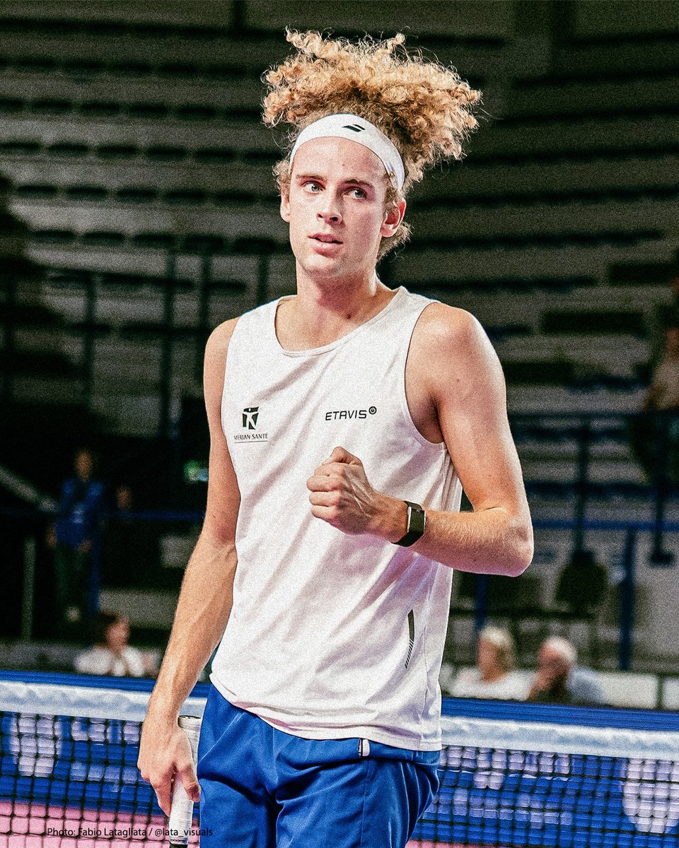 ATPChallenger's tweet photo. Mika Brunold delivers again 👊

The Swiss reaches his 4th cons,ecutive ATP Challenger quarterfinal after battling past Bonzi in three sets in Roanne

#ATPChallenger | @openaraderoanne https://t.co/MTOWyaFxhc