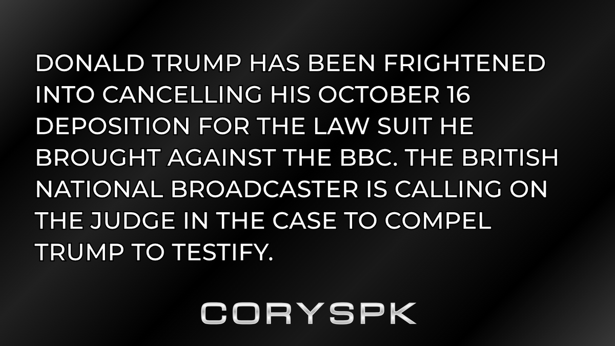 coryspk's tweet photo. Looks like Trump's chickening out again.

https://t.co/BB46LZExzB https://t.co/yh6FMTZUJb