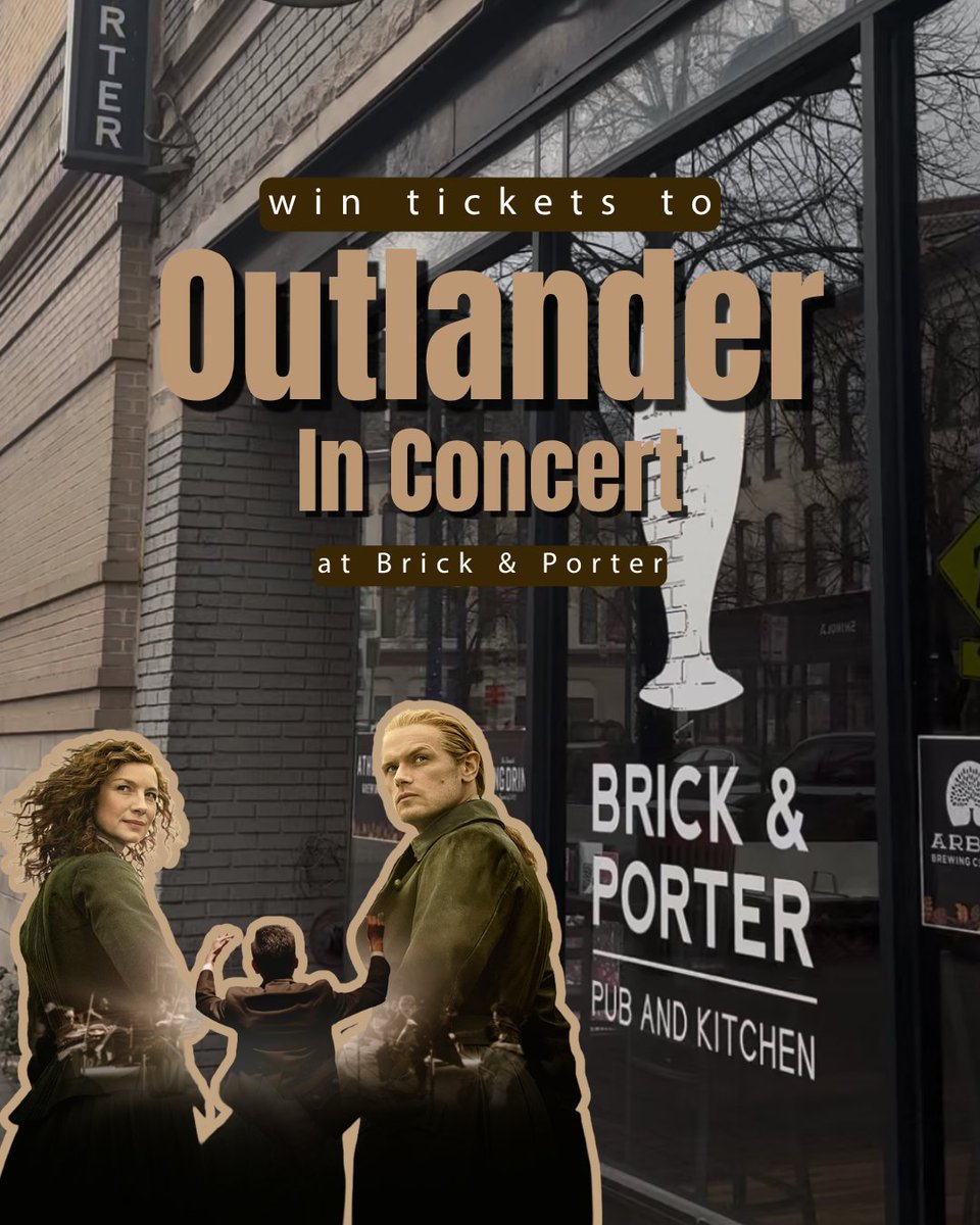 DeVosPerfHall's tweet photo. Win your way to Outlander In Concert!

Now through next Wednesday, visit Brick and Porter on Monroe Center and scan the QR code on our flyer for your chance to win 🎻 https://t.co/dQ6lkjlWiR