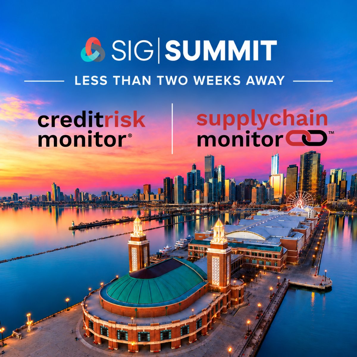 CreditRiskData's tweet photo. Headed to the #SIGSummit? Visit CreditRiskMonitor in Chicago Oct. 25 through 28 and see how SupplyChainMonitor™ and our 96% accurate FRISK® Score help you make smarter sourcing and RFP decisions.

(https://t.co/iXYrHNpsSF)

#Procurement #SupplyChainRisk https://t.co/Ni0PY9bQKp