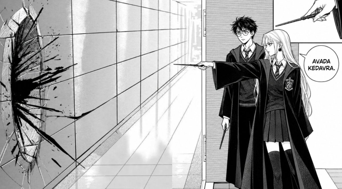 logosoverflow's tweet photo. Ginny Weasley's death #malfoid #malfoidfanart https://t.co/vkA9I2wQ8o