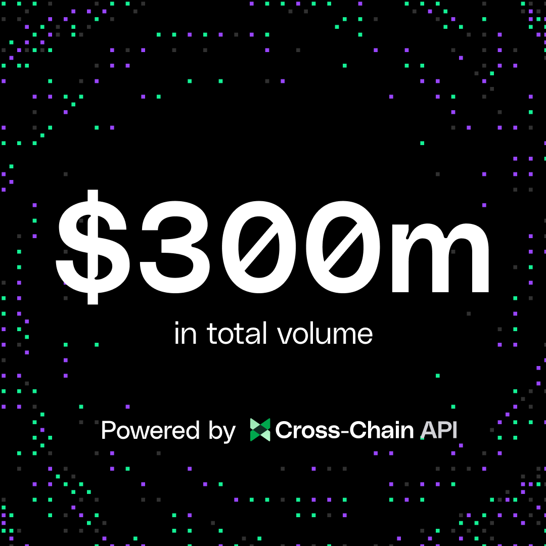 0xProject's tweet photo. Moving millions on @solana 💜

Cross-Chain API recently crossed the $300M milestone on Solana, and we couldn't do it without you. https://t.co/I2V3RblFCe