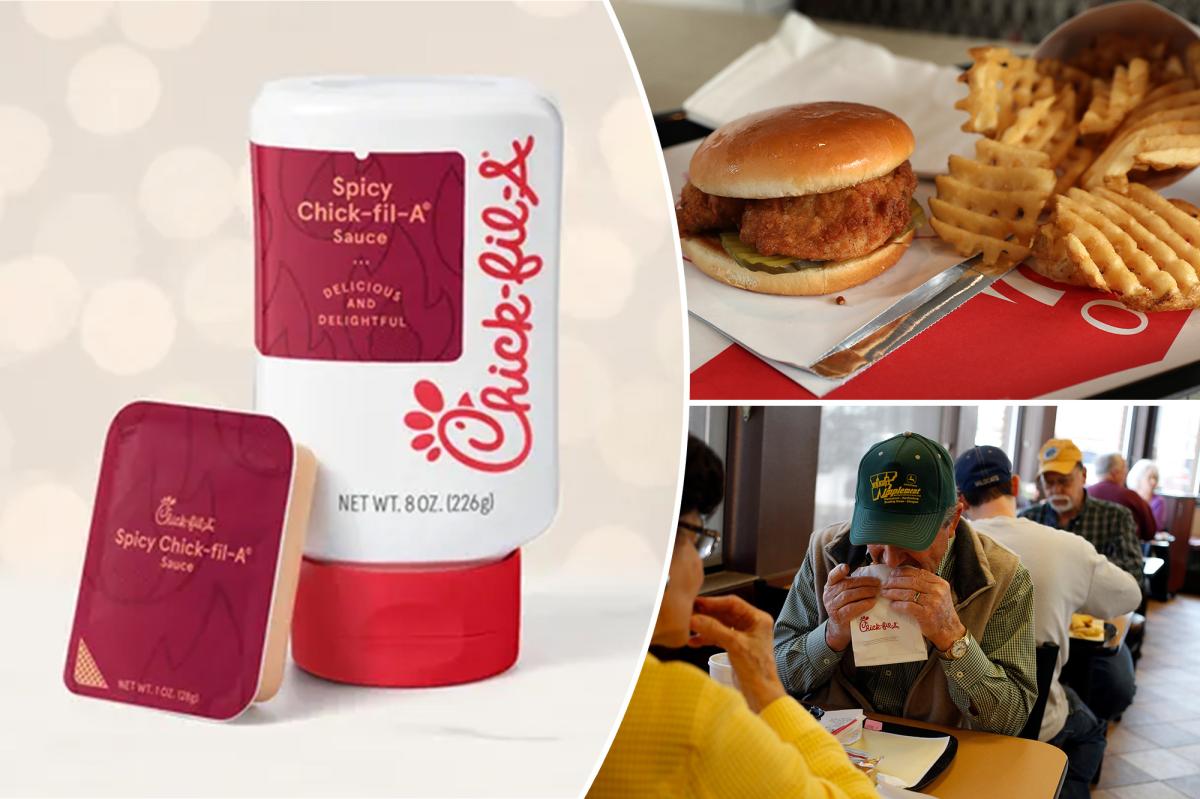 nypost's tweet photo. Chick-fil-A announces new Spicy sauce after 10-year wait - here's why some fans are getting heated over it https://t.co/LOXxk3axNw https://t.co/zwE96lTArr
