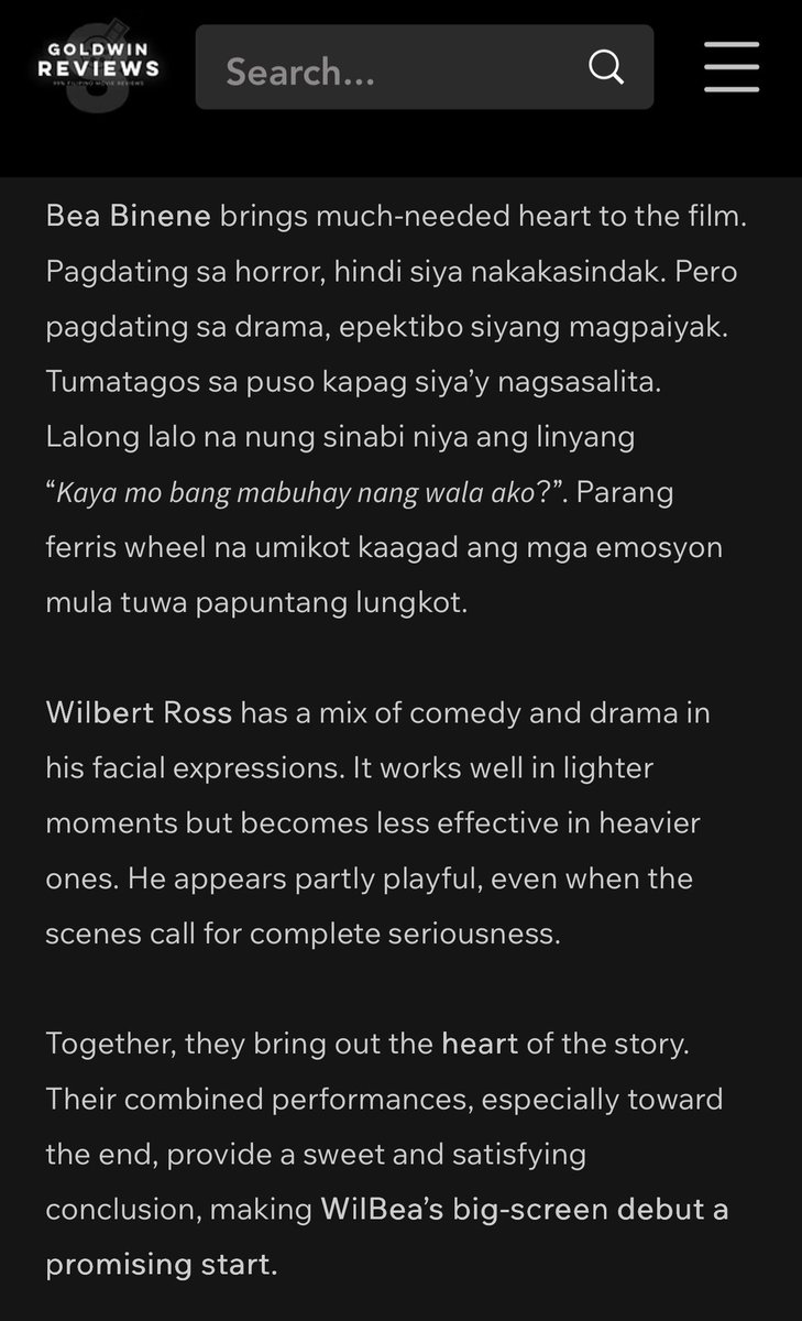 asdf_geel's tweet photo. “Magiging proud kayo sa produktong lokal” That’s how Goldwin Reviews wrapped up their review of PeeMak PH,a proudly Pinoy adaptation that celebrates Filipino humor, culture, and creativity. Congratulations to the entire #PeeMakPH team! @exgangleader @itswilbertross @beabinene https://t.co/4uVBBfT2uW