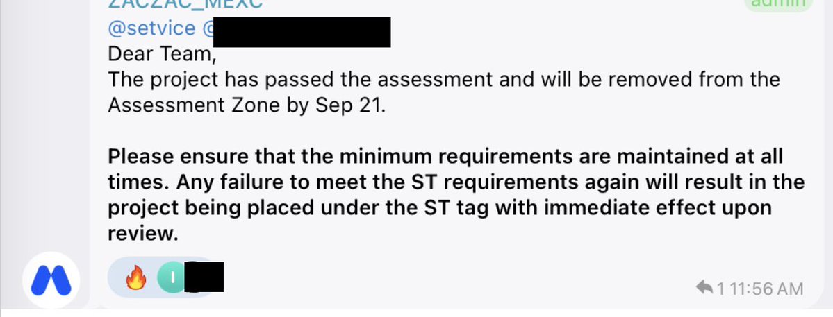EasyMM_official's tweet photo. 5 projects recently cleared Assessment Zones.

Depth, spreads and real activity were brought to the levels the exchange checks. 

We stayed in contact with them the whole time the evaluation was running.

If you’re in Assessment or already have ST — let’s take a look. https://t.co/1BjXYgNHG3