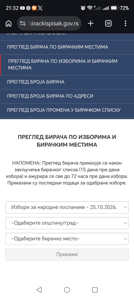 boskovicmirko2's tweet photo. @zao_los Ovde možete videti imena birača. https://t.co/jPsdzzNd1n