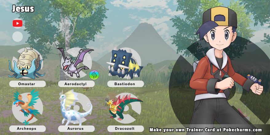 TrainerLectro's tweet photo. @Gen_3_Trainer Here is my fossil team https://t.co/FETQV6xENy