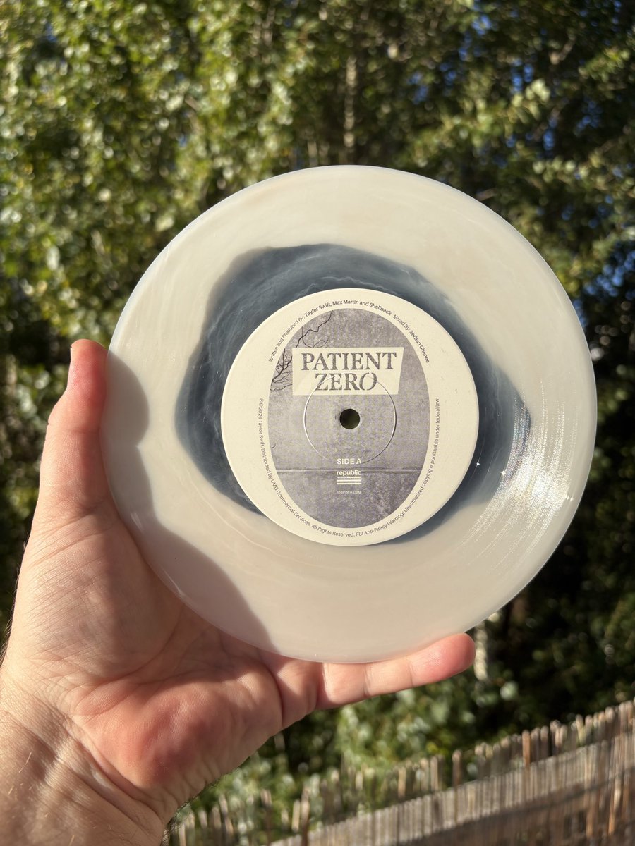 TSwiftEdits_13_'s tweet photo. ‼️| First look to the ‘Patient Zero’ vinyl https://t.co/XfS045Z8X1
