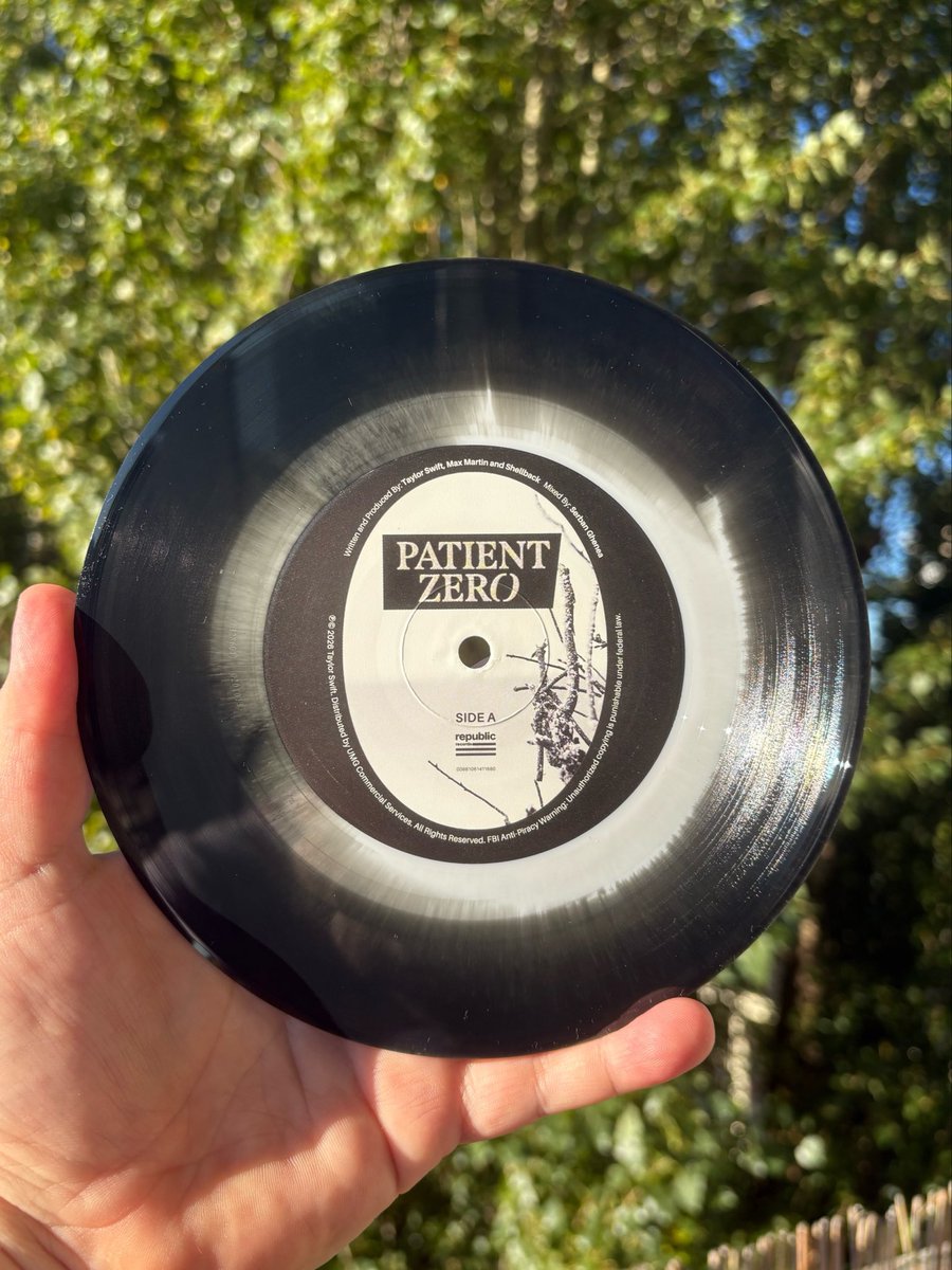 TSwiftEdits_13_'s tweet photo. ‼️| First look to the ‘Patient Zero’ vinyl https://t.co/XfS045Z8X1