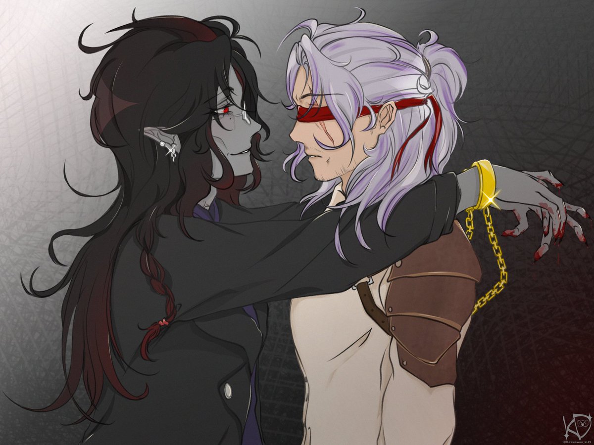 Dowunwun_ki49's tweet photo. "As long as they don't get in the way of the Greater Good."
"And I will turn a blind eye to your.. infernal research then."

#FSFables #Netherrizz #Vartistry https://t.co/p1i15FF7aP