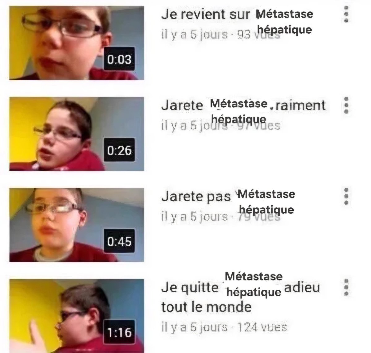 odeto_moon's tweet photo. Les rédacteurs et la métastase hépatique https://t.co/V7BWV1nCJH