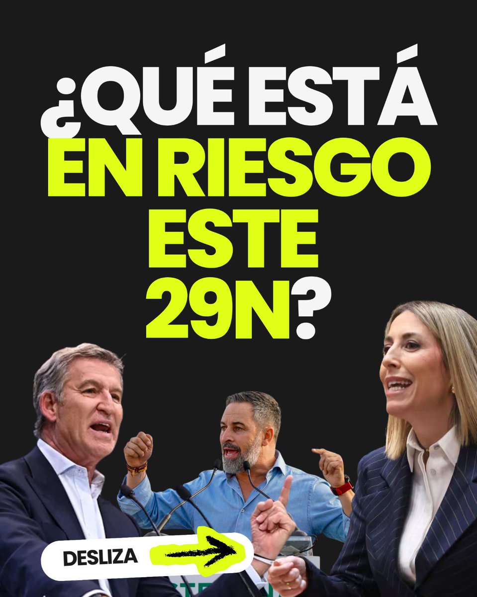psoeex's tweet photo. ‼️Este #29N están en riesgo TUS DERECHOS.

https://t.co/DRmZ8ccQJi https://t.co/wHYX7KaEQm