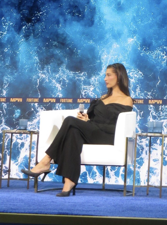 offmybieber's tweet photo. hailey at fortunes most powerful women 2026 https://t.co/f2MbTjE25a