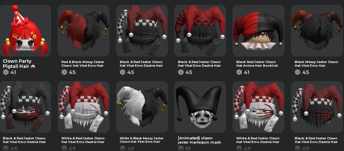 FELENOPY_'s tweet photo. felenopy  almost cried when she saw the state of Roblox  clown UGC https://t.co/RNyzZJe6Ho