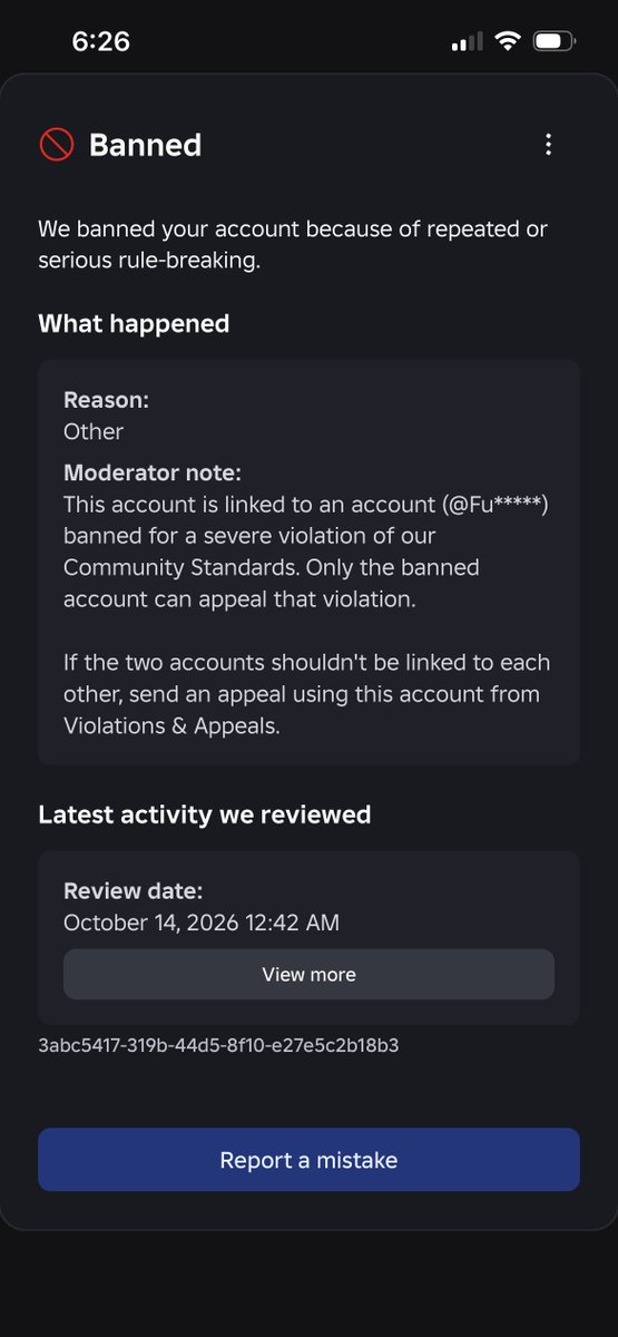 zyn_istuff's tweet photo. @Roblox Roblox, My account: Asher_IsEM0 has wrongfully been banned due to another account being tied to my account. I do not have any other accounts other than Asher_IsEM0 so it is likely that I've been hacked.  I would like to have this issue checked out by a human. Please. DM for info. https://t.co/qqIdFQizAU