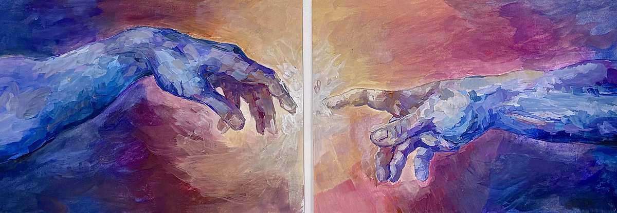 rheallycool's tweet photo. consistency is limiting 😔
click the second pic (two piece painting!) 
#portfolioday https://t.co/S3H6r2nn1w