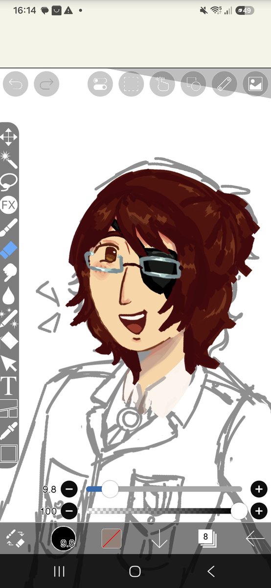 Wdisketty's tweet photo. oi hange (wip)

#AOT https://t.co/P4hcxgVPZZ
