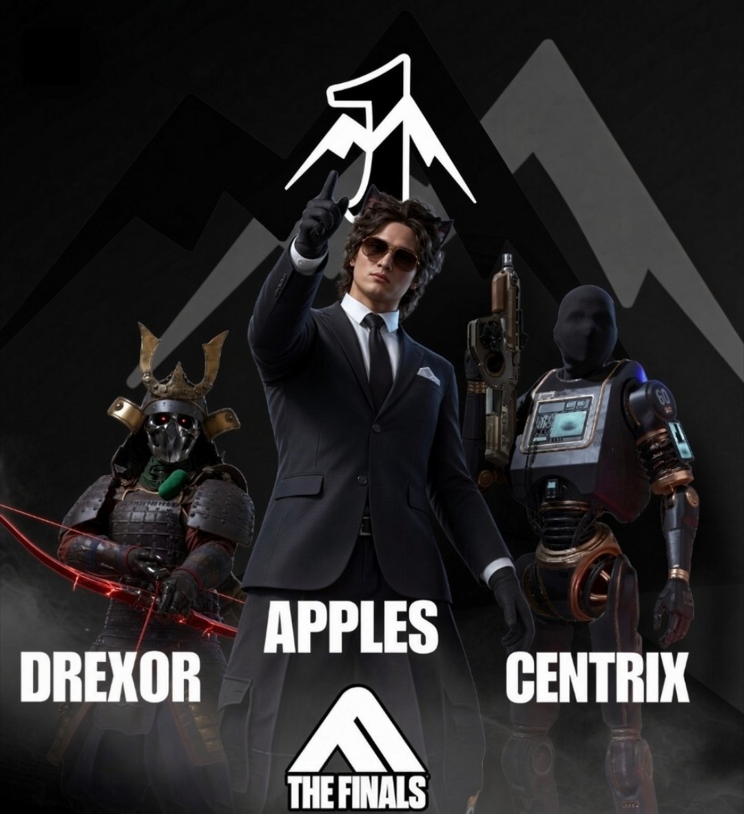 Peak1Gaming's tweet photo. ROSTER ANNOUNCEMENT.
Peak1 Gaming is officially entering the 2027 season 
with a new @reachthefinals roster.
@Apples_bruh
@BigCentrix 
@DREX0R_
Welcome to the family. Time to climb. 
#Peak1 #THEFINALS #ReachThePeak https://t.co/Uyz1D0sel2