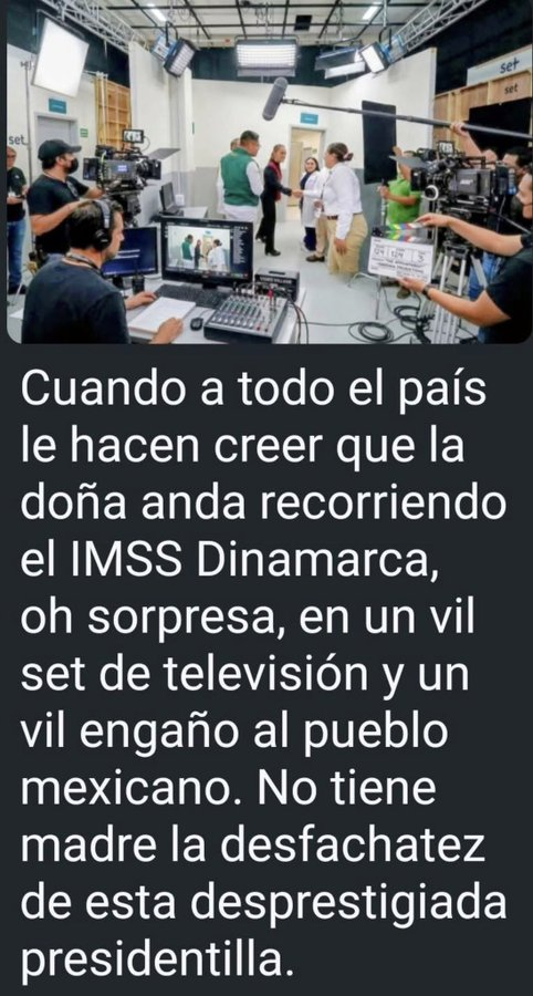 GARCIPAVON's tweet photo. Sabemos que todo es un reverendo ''montaje'', solo los pndejos se lo creen 👇