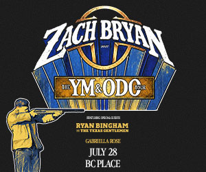 bcplace's tweet photo. Global superstar Zach Bryan is coming to Vancouver on July 28 with special guests Ryan Bingham and the Texas Gentlemen and Gabriella Rose. 

Register now for presale ➡ https://t.co/lnOT7Nw1nF https://t.co/RWSGMWSJtL