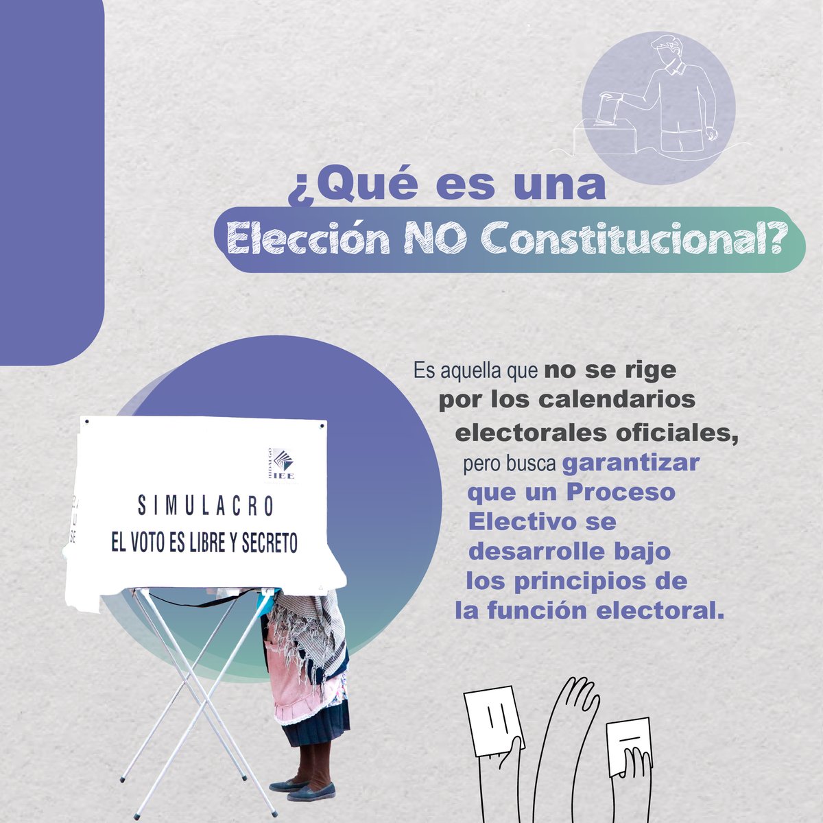 IEEHidalgo's tweet photo. 🗣️🙌 ||📌 Conoce las modalidades de apoyo disponibles.

🔎 Consulta el Protocolo para la realización de ejercicios de Elecciones No Constitucionales en: 🌐 https://t.co/AD3bRK17oP

Mientras tanto desde el #IEEH continuamos… 🙌 #ConstruyendoCiudadanía 🙌

🔵#ValorInstitucional https://t.co/KBwnEmanVi