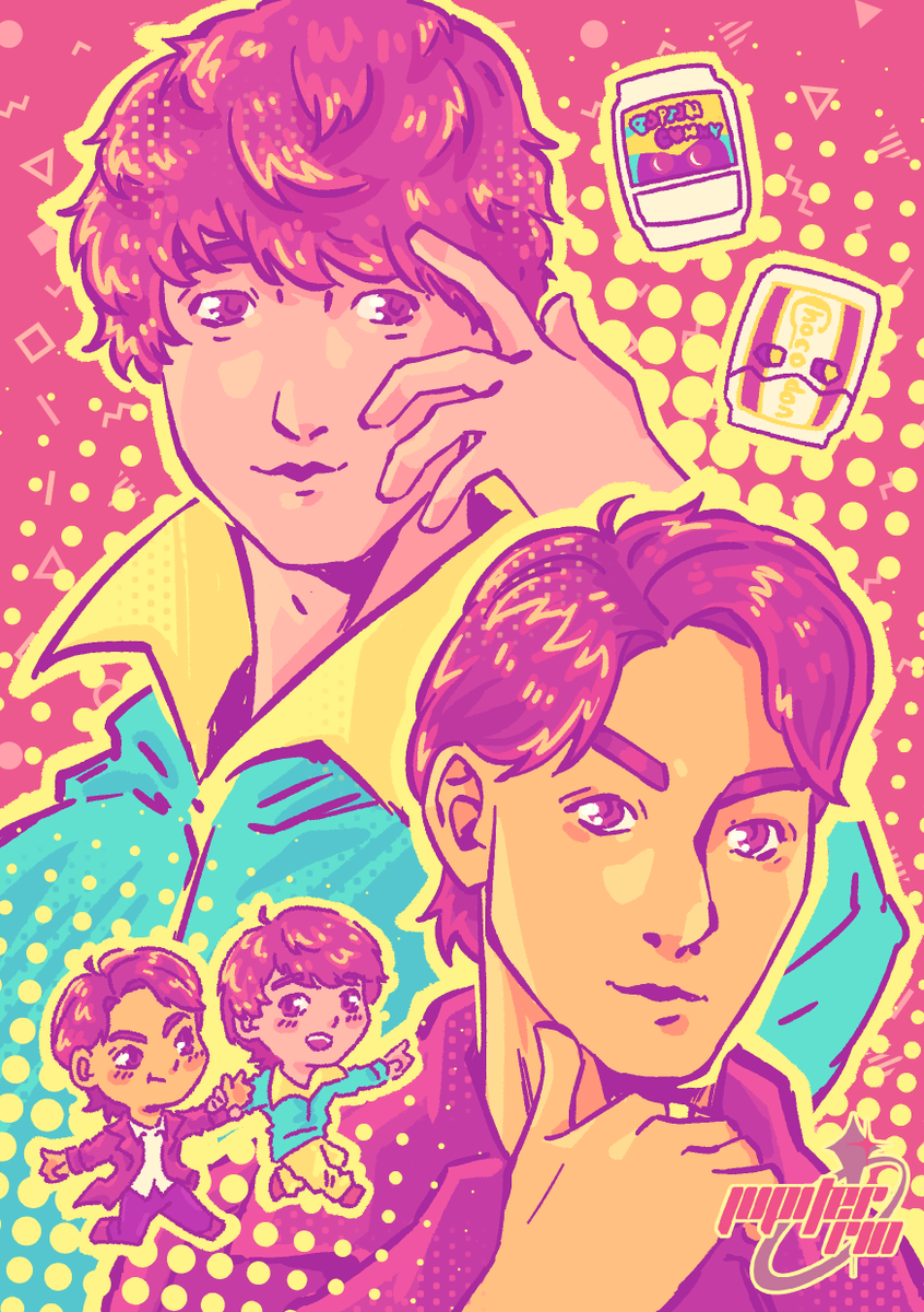 JupiterRinn's tweet photo. Experimenting a bit with ✨them✨

Easy mode just referencing their photos :3 it was a nice practice ~

#KamenRider #KamenRiderGavv #Chocogummy https://t.co/GvCBBPExas