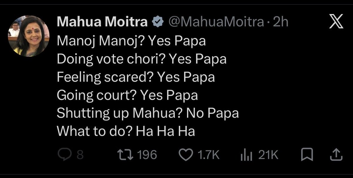 indiansanatan12's tweet photo. @Aalok_Pradhan She is not scared 😂 but turns her comments section off🤣🤣🤣 https://t.co/7IdgZM5xZL