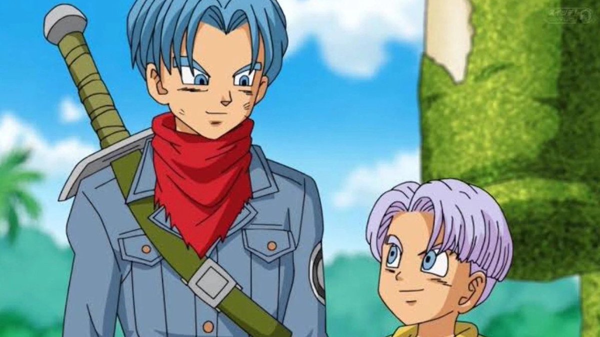 CallTuber19784's tweet photo. Trunks vuelve a tener el pelo morado en el remake a menos que lo mantengan así en todas sus versiones posteriores no sería un error pero creo que volverá a pasar de ver a un trunks con el pelo azul y otro con el pelo morado (tendría que ser azul porque en súper hero lo cambian) https://t.co/TYLrXMQu9t