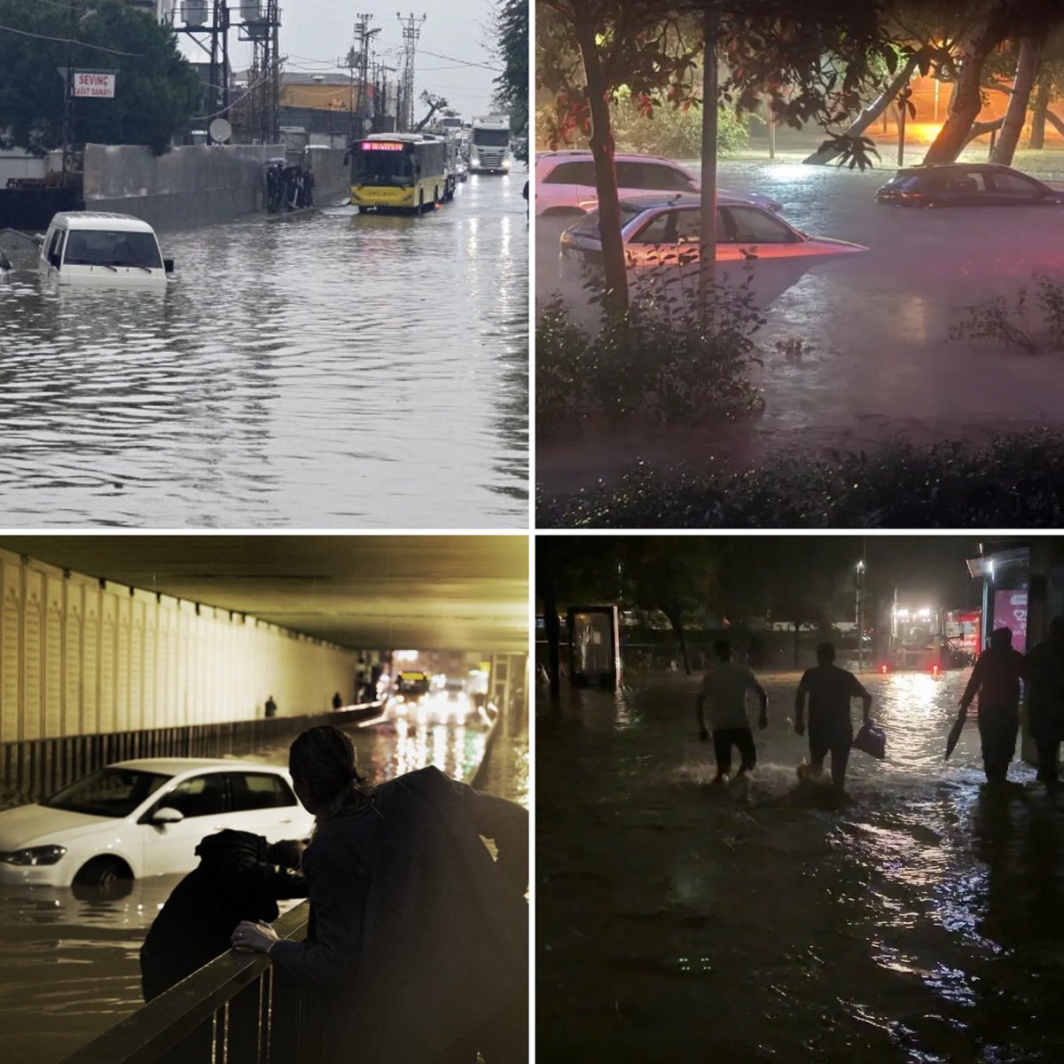 AliDemir_72's tweet photo. İstanbul bu haldeyken millet propaganda peşinde… Yağmurun altında kalan yine vatandaş! Afet üzerinden siyasi puan toplamak yerine insanlar kurtarılsın, zararlar giderilsin. İhmali olan kimse hesap versin. Felaketin partisi olmaz, sorumsuzluğun da bahanesi olmaz!
#yağmur
#afet https://t.co/AlxO45piLa