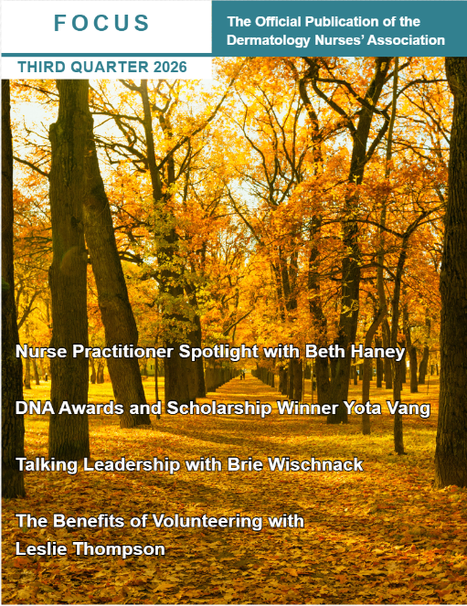 DNAnurses's tweet photo. Have you read our Third Quarter edition of FOCUS? Our quarterly publication features articles and information about the latest DNA news, education events, and dermatological information.

Read the latest edition online - https://t.co/I7YmKTDAu5

#DNA #FOCUS #Dermatology #News https://t.co/mx6CIioXOR