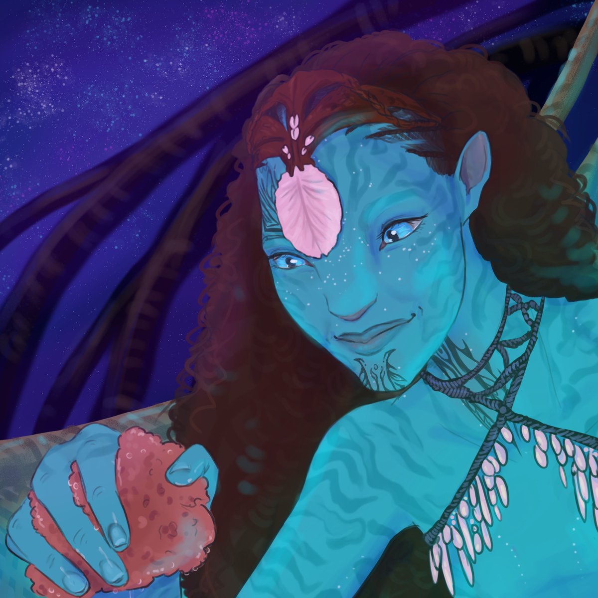 SaltyreArt's tweet photo. The ending of Avatar: Fire and Ash if James Cameron locked in https://t.co/jJYtdNp5dT