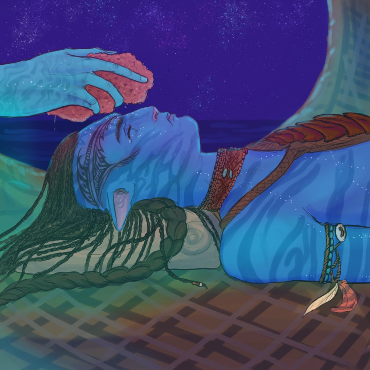 SaltyreArt's tweet photo. The ending of Avatar: Fire and Ash if James Cameron locked in https://t.co/jJYtdNp5dT