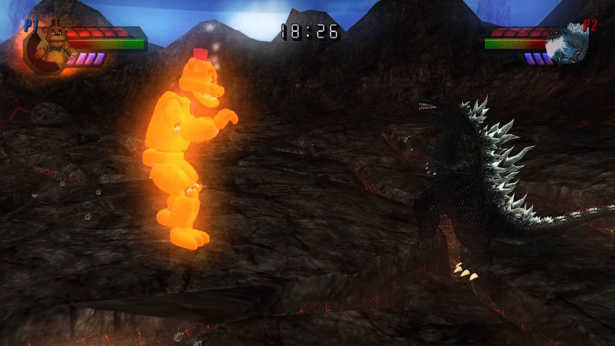Plasmili0's tweet photo. Freddy Fazbear (King Caesar) mod for Godzilla Unleashed: Final Wars release!

https://t.co/rfWoyG1ugo
#Godzilla #ゴジラ📷 https://t.co/AG0gmyUsAE