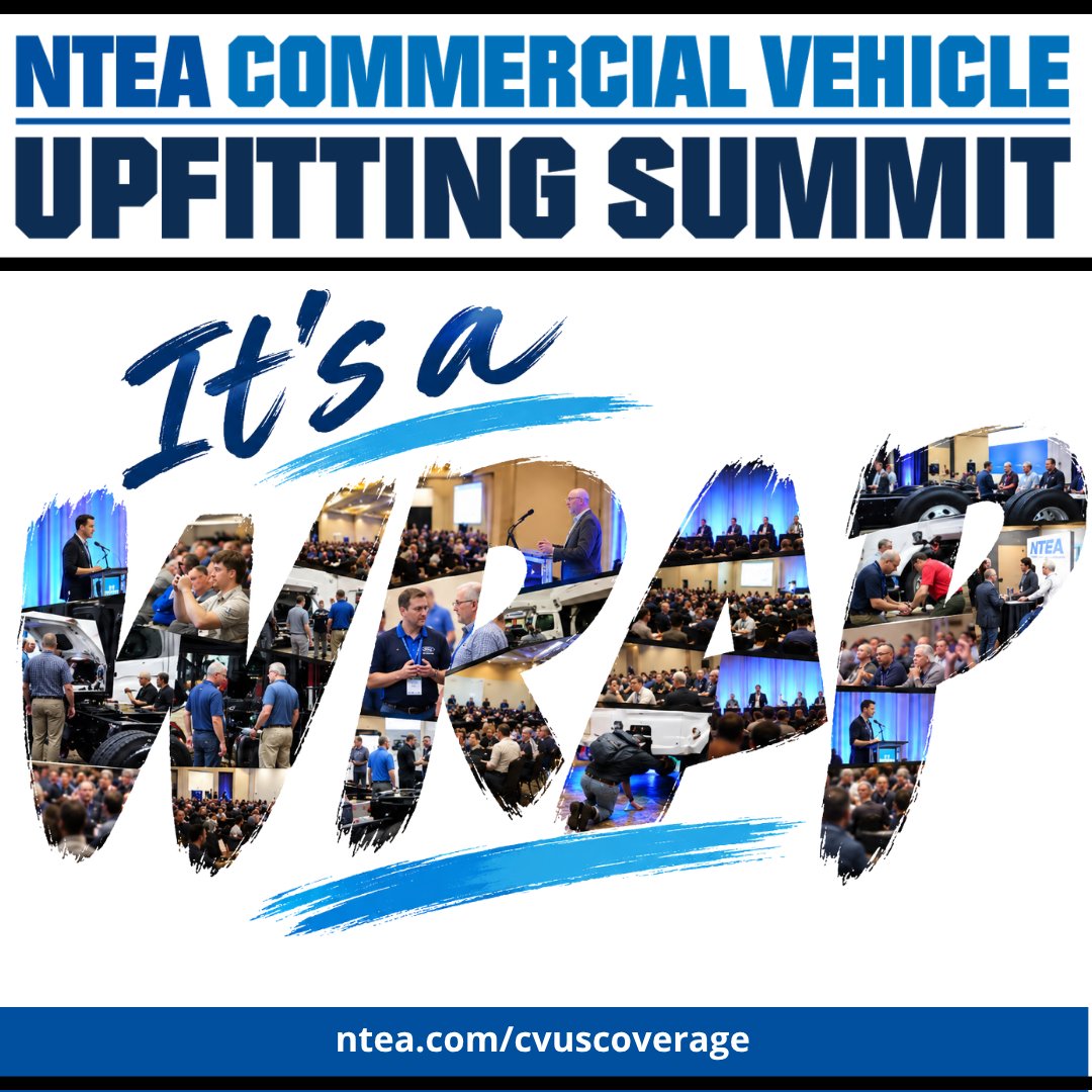 nteanews's tweet photo. Thank you to everyone who made CVUS26 two days of valuable insights and connections! Explore highlights from NTEA’s Commercial Vehicle Upfitting Summit: https://t.co/kQjIYOUUOY #CVUS26 #WorkTrucks https://t.co/5i09oxjK8f